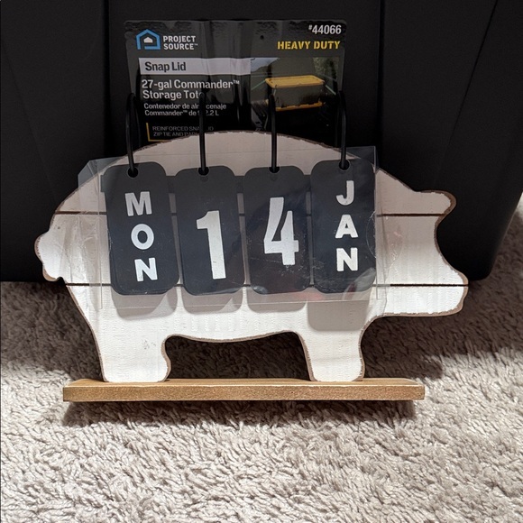 Hobby Lobby Other - Hobby Lobby Black and White Pig Calendar